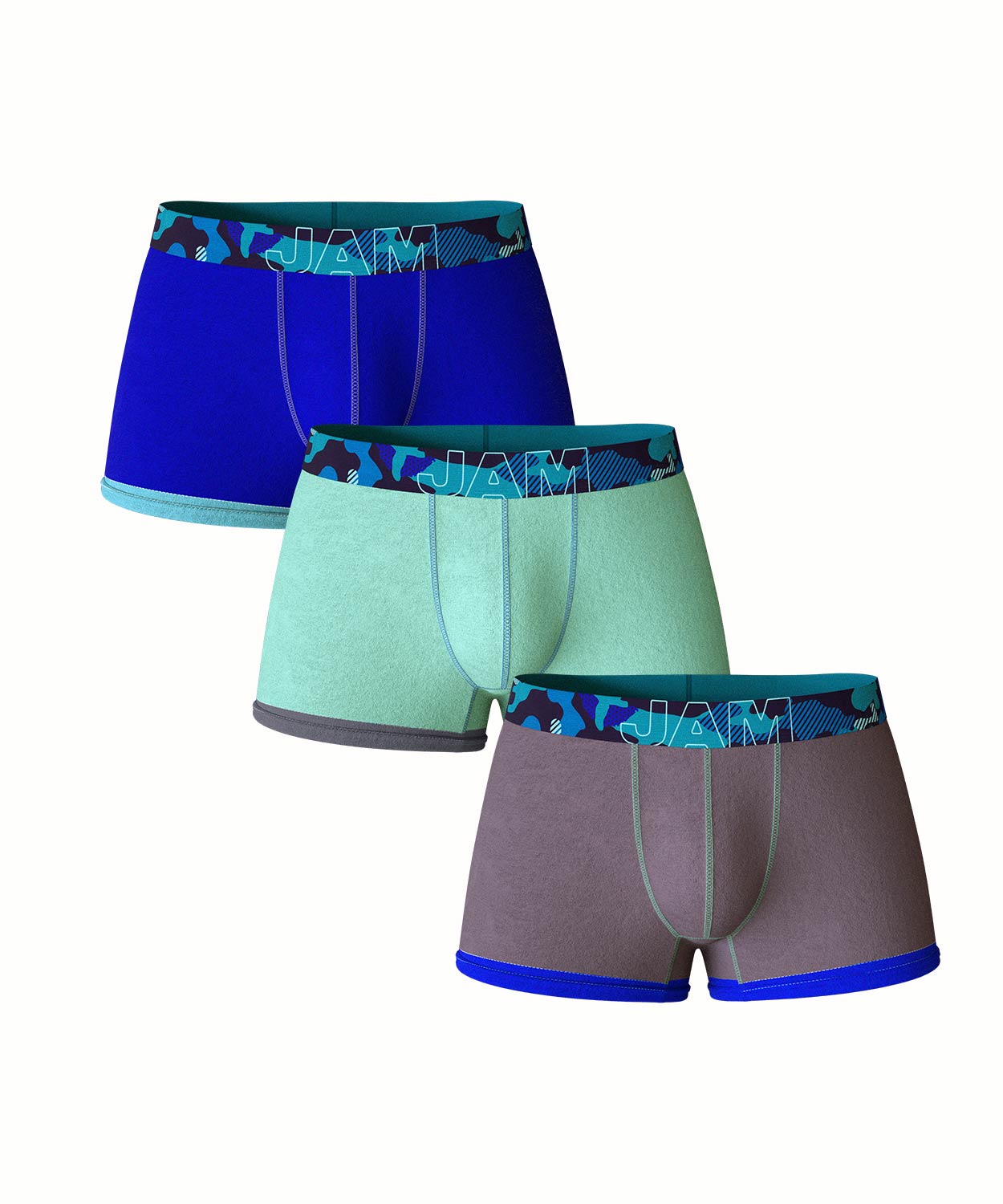 JAM - ARMY - Boxer Trunk 3-Pack