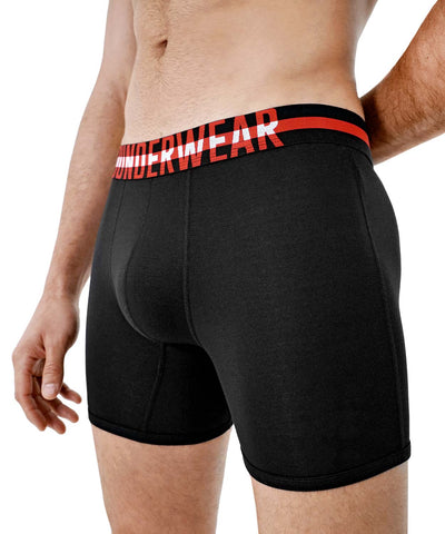 Boxer Brief - Black & Red