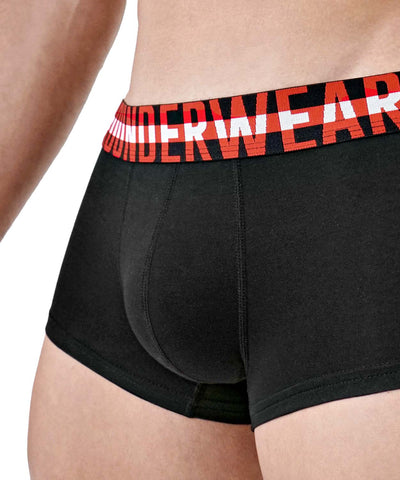 Hipster Trunk - Black & Red